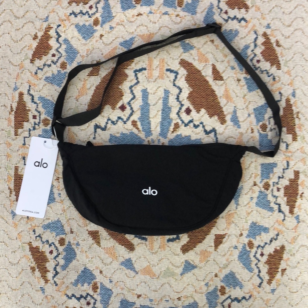 ALO Yoga Black Crossbody Bag with Minimalist Design